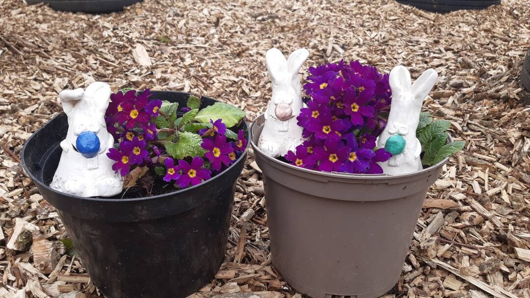 Ceramic Easter Bunny Ornaments. Perfect Unique Gift Spring Etsy