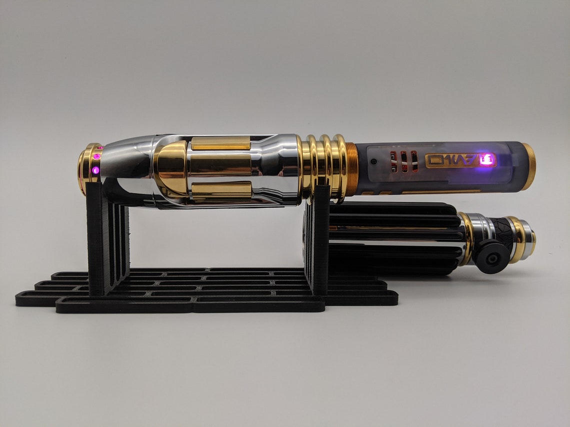 89Sabers Mace Windu Lightsaber Installed with Proffie Pixel Etsy