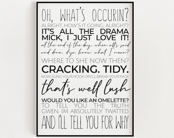 Funny Tv Quote Art - Etsy