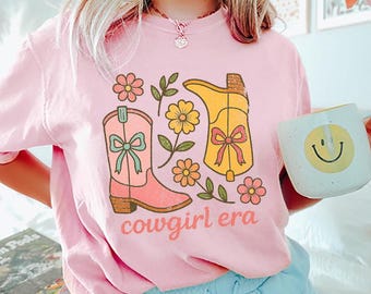 Cowgirl Era Garment Dyed Graphic T shirt