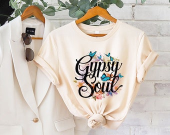 Gypsy Soul with Butterfly Graphic Tee
