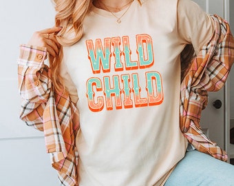 Wild Child Graphic T Shirt, Western, Wild Child