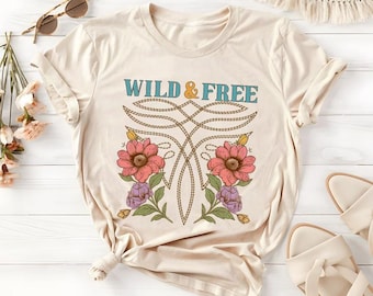 Wild and Free Graphic T shirt