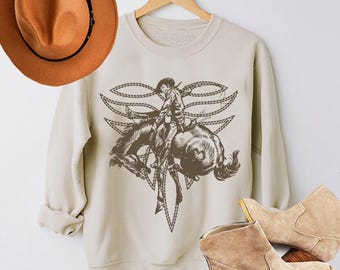 Cowboy Western Stitch Sweatshirt