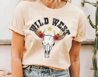 Wild West Western Graphic T Shirt