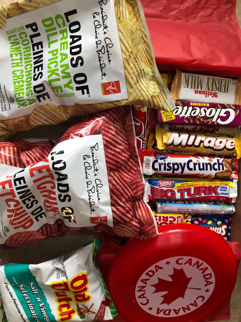Canadian snack & food box All Canadian snacks only found in Etsy