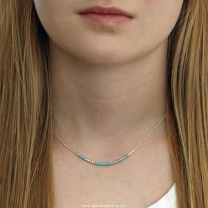 Custom Morse Code Necklace: Secret Message Glass Bead Jewelry - Etsy