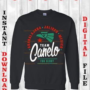 Team Canelo Guadalajara Jalisco Mexico, svg cutting files - png  clipart -EPS - Scalable Vector file, INSTANT DOWNLOAD