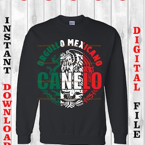 Saul el Canelo Alvarez, Orgullo Mexicano, Boxing Legend, svg cutting files - png  clipart -EPS - Scalable Vector file, INSTANT DOWNLOAD