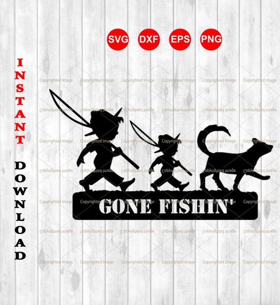dog gone fishin