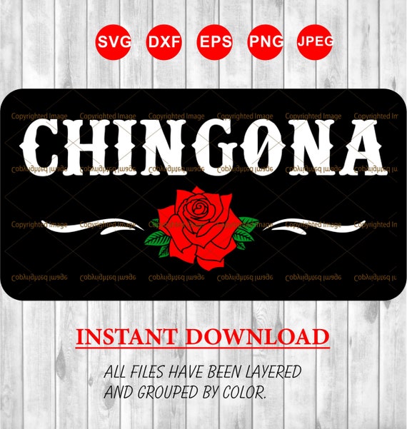 Chingona Svg Cutting Files Png Clipart EPS Scalable - Etsy UK