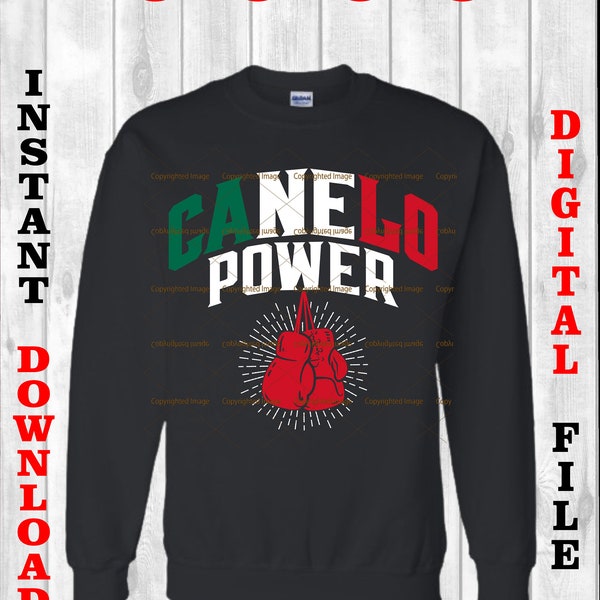 Canelo Power svg cutting files  - png  clipart -EPS vector files, INSTANT DOWNLOAD