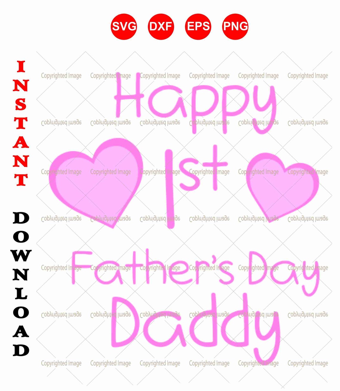 Download Happy first fathers day daddy svg file clipart EPS vector ...