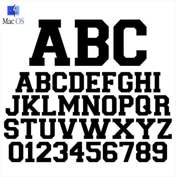 Varsity Style Fonts