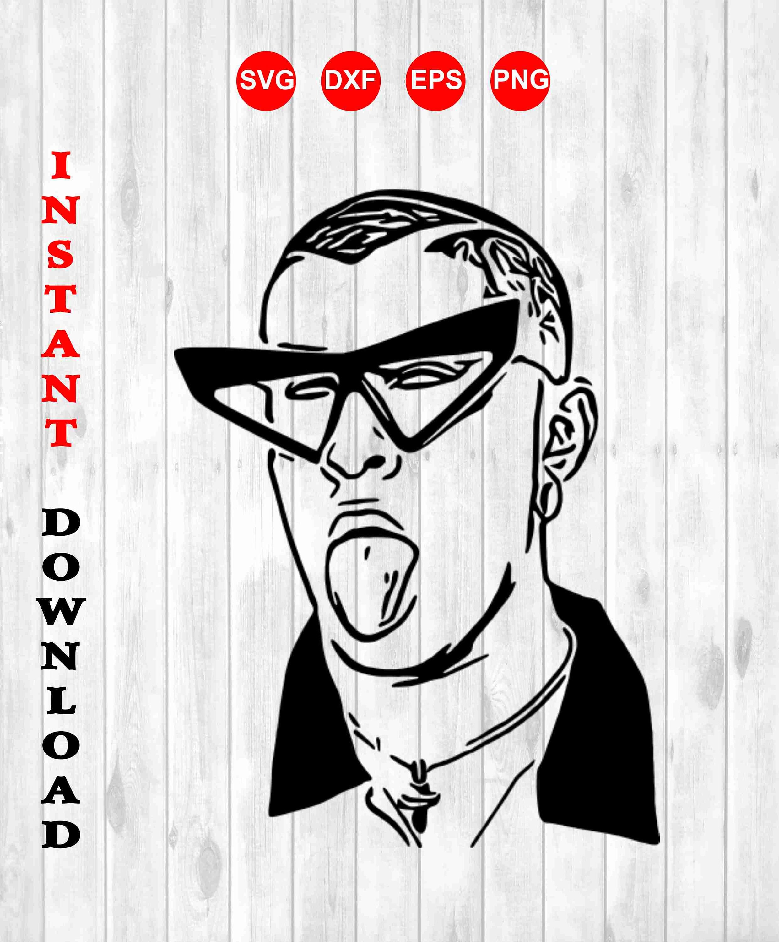 Free Free Bad Bunny Yhlqmdlg Svg 593 SVG PNG EPS DXF File