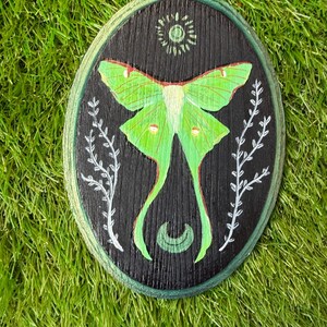 Luna Moth Painting
