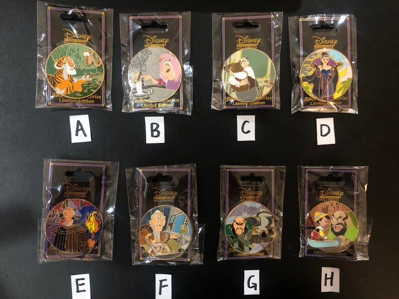 Disney PinsVillain Pin Trading Event Dark Tales Series Etsy