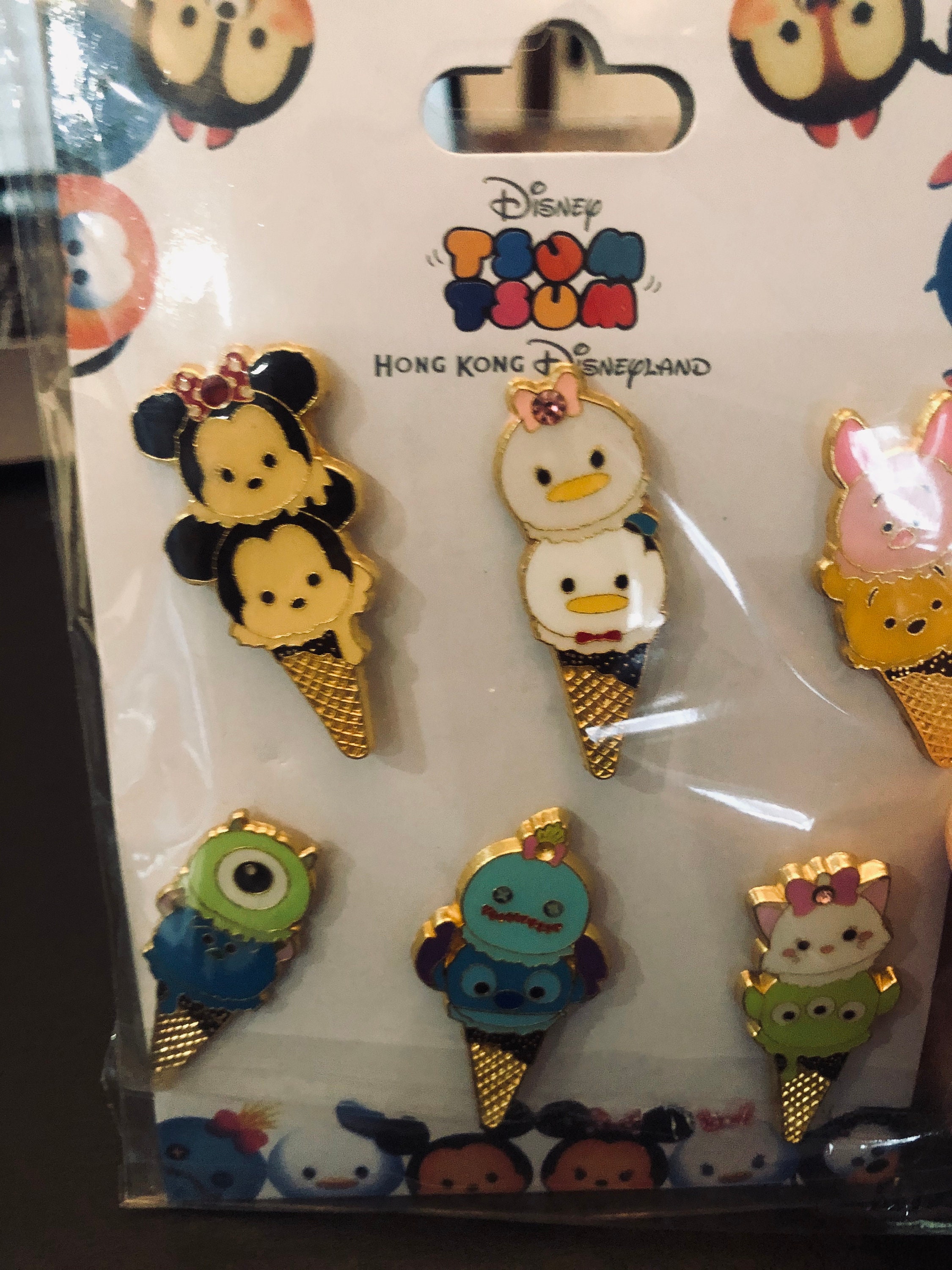 Disney Fantasy Tsum Tsum Ice Cream Pin Booster Set Etsy
