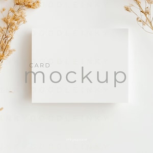 Cartão de mockup A2, mockup de cartão de casamento, download instantâneo, cartão de convite, mockup de convite, mockup de cartão em branco, mockup de pôster, mockup PSD