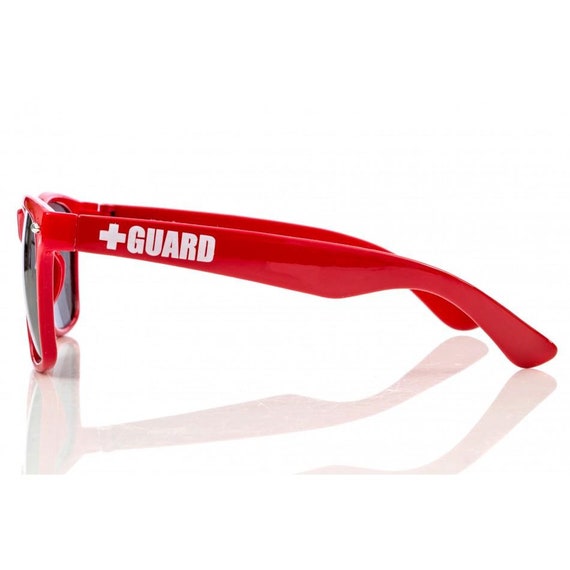 Lifeguard Sunglasses Red / Non-polaroid / 100% Polyester