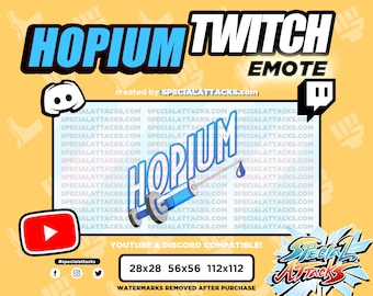 Twitch - Discord Emote | Hopium - Espérer - Espérer - Espoir - Foi - Optimisme - Optimiste - Faux Espoir - Délirant