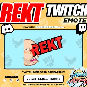 Twitch - Discord Emote / Rekt Wrecked
