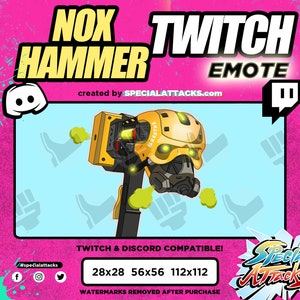 Twitch - Discord Emote | Nox Gas Hammer