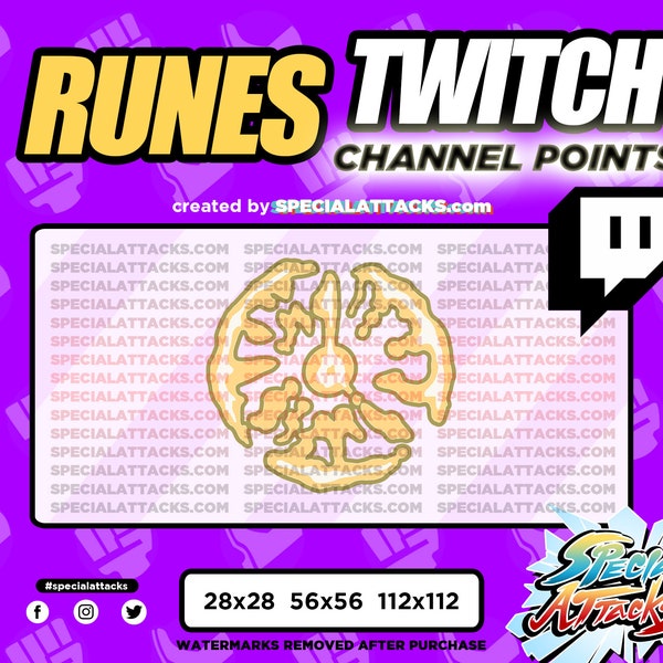 Twitch Channel Points Emote - Runes - Souls