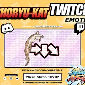 Twitch - Discord Emote | Shoryukat Dragon Punch Cat - Shoryuken Kitten