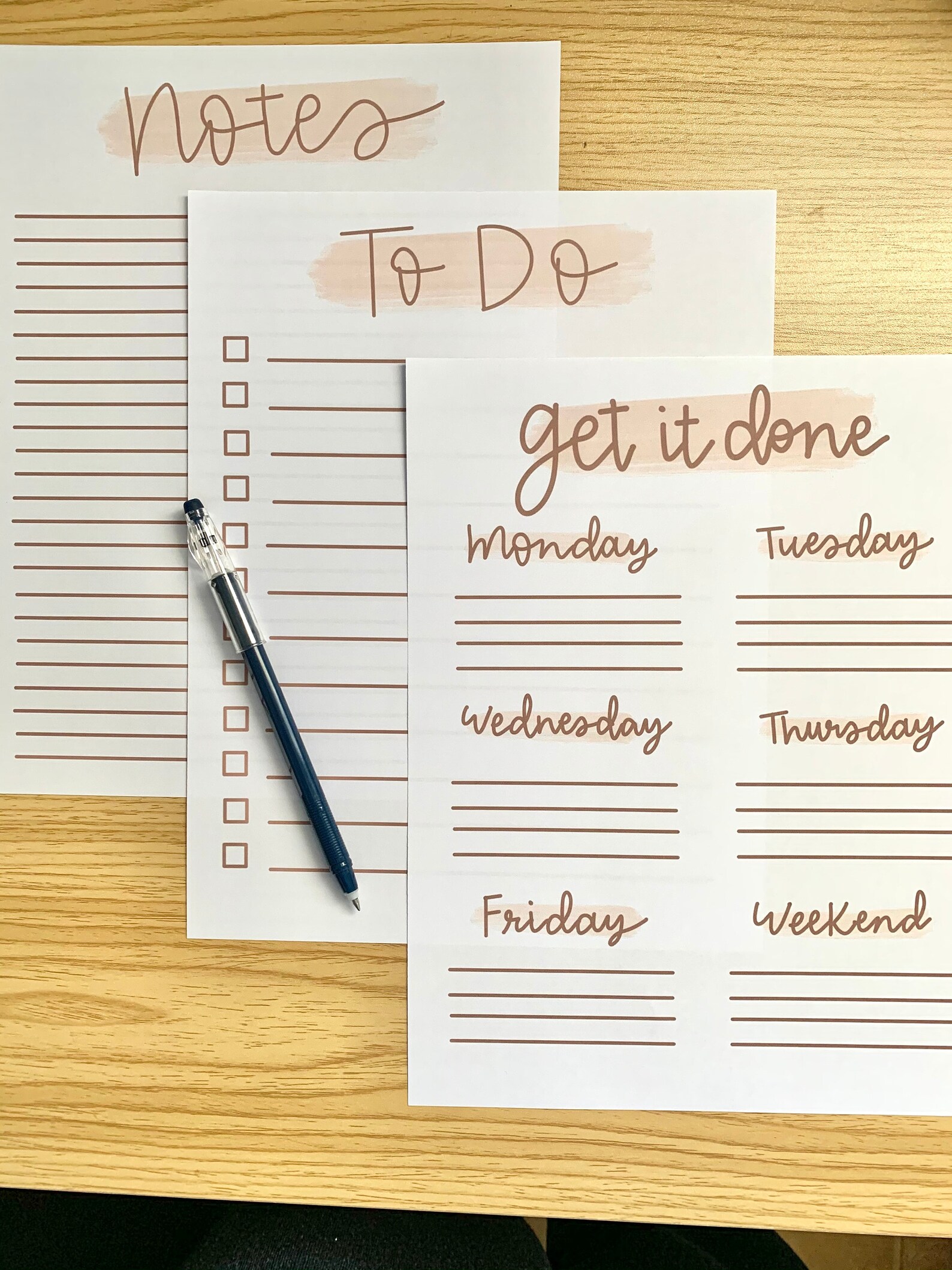 Printable digital to do list notes and weekly checklistTo do Etsy