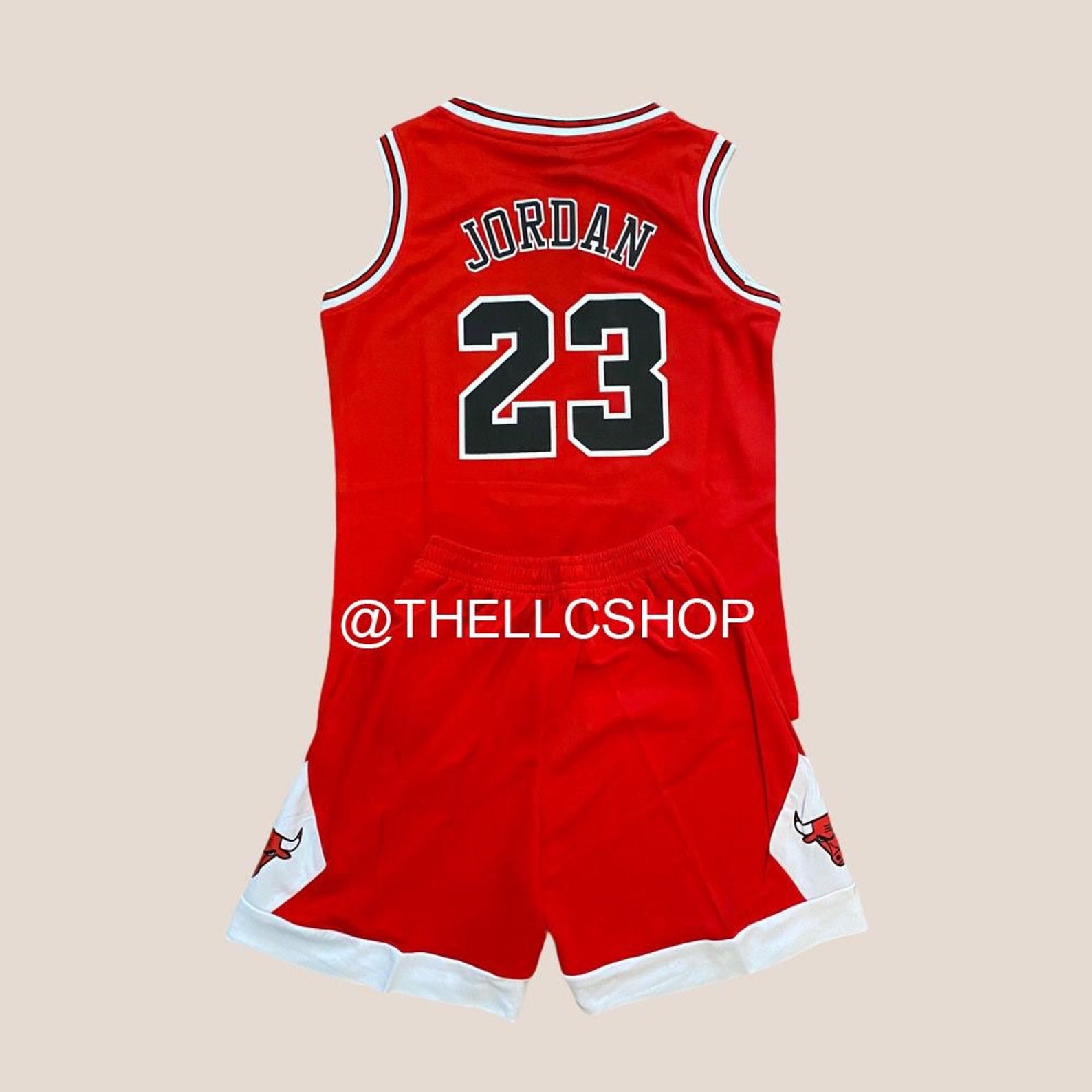 KIDS MIchael Jordan Chicago Bulls Jersey Set Basketball 23 Etsy
