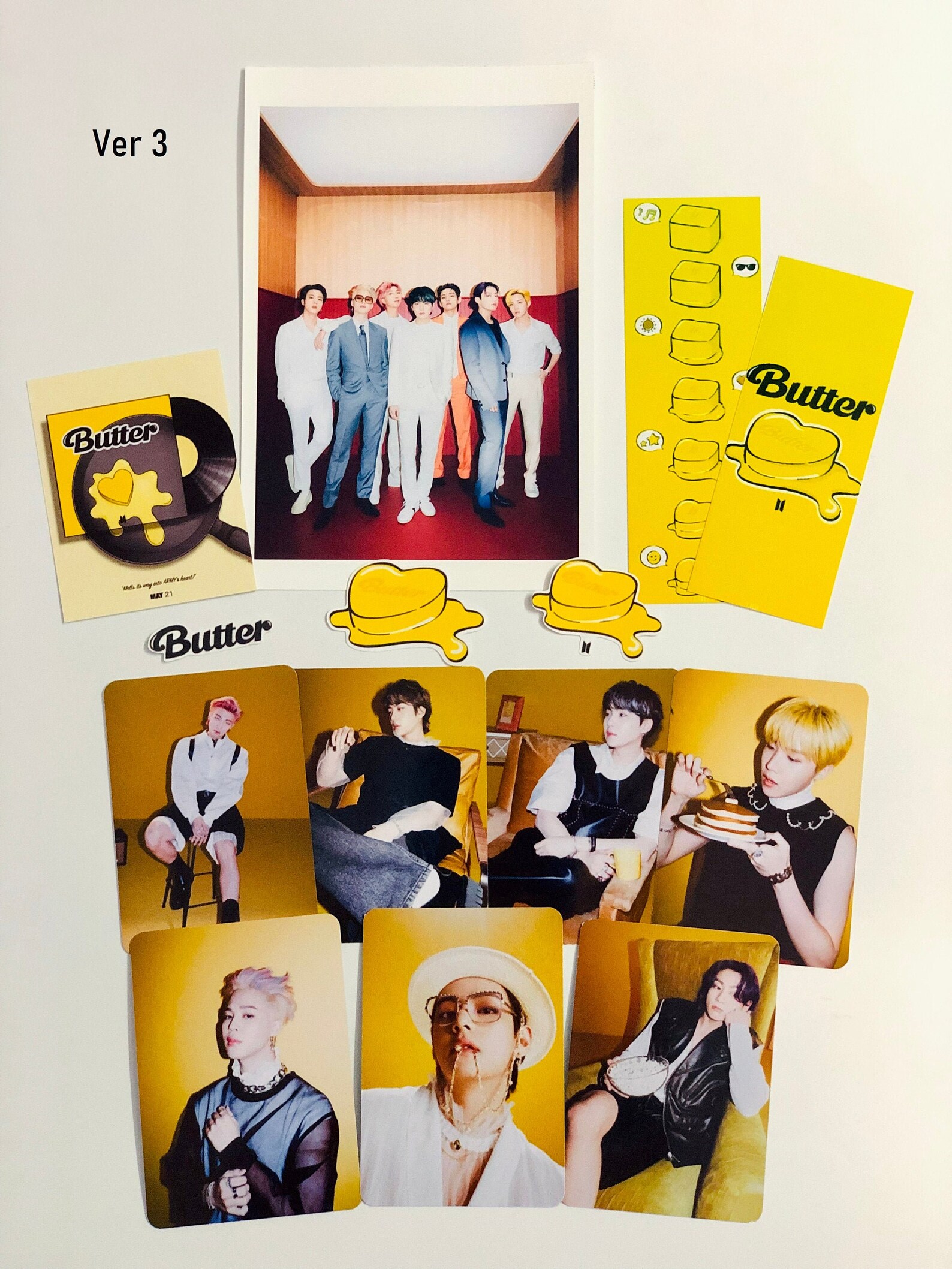 BTS Butter Concept Photocards Kpop BTS Butter Promotional Etsy