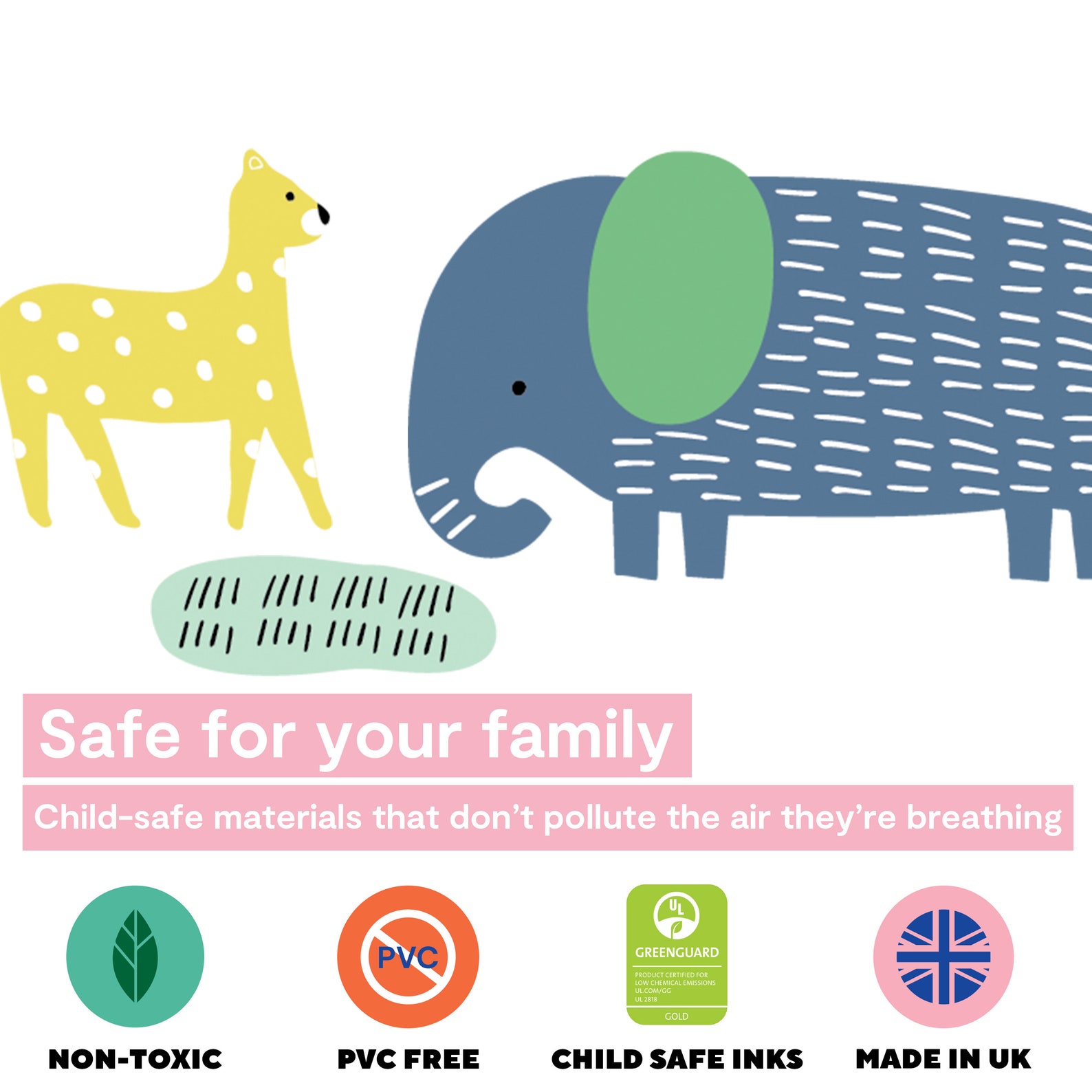 Safari Nursery Wall Stickers Safari Animal Wall Decals Etsy