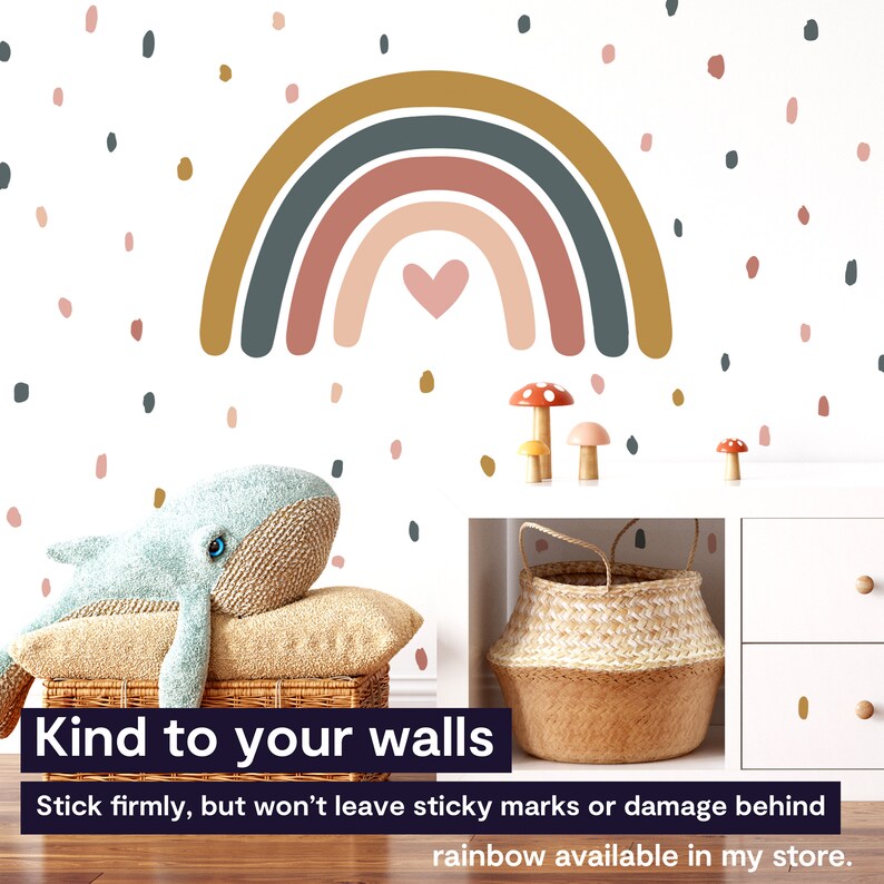 Irregular Polka Dot Wall Stickers Dalmatian Dot Wall Decal Etsy