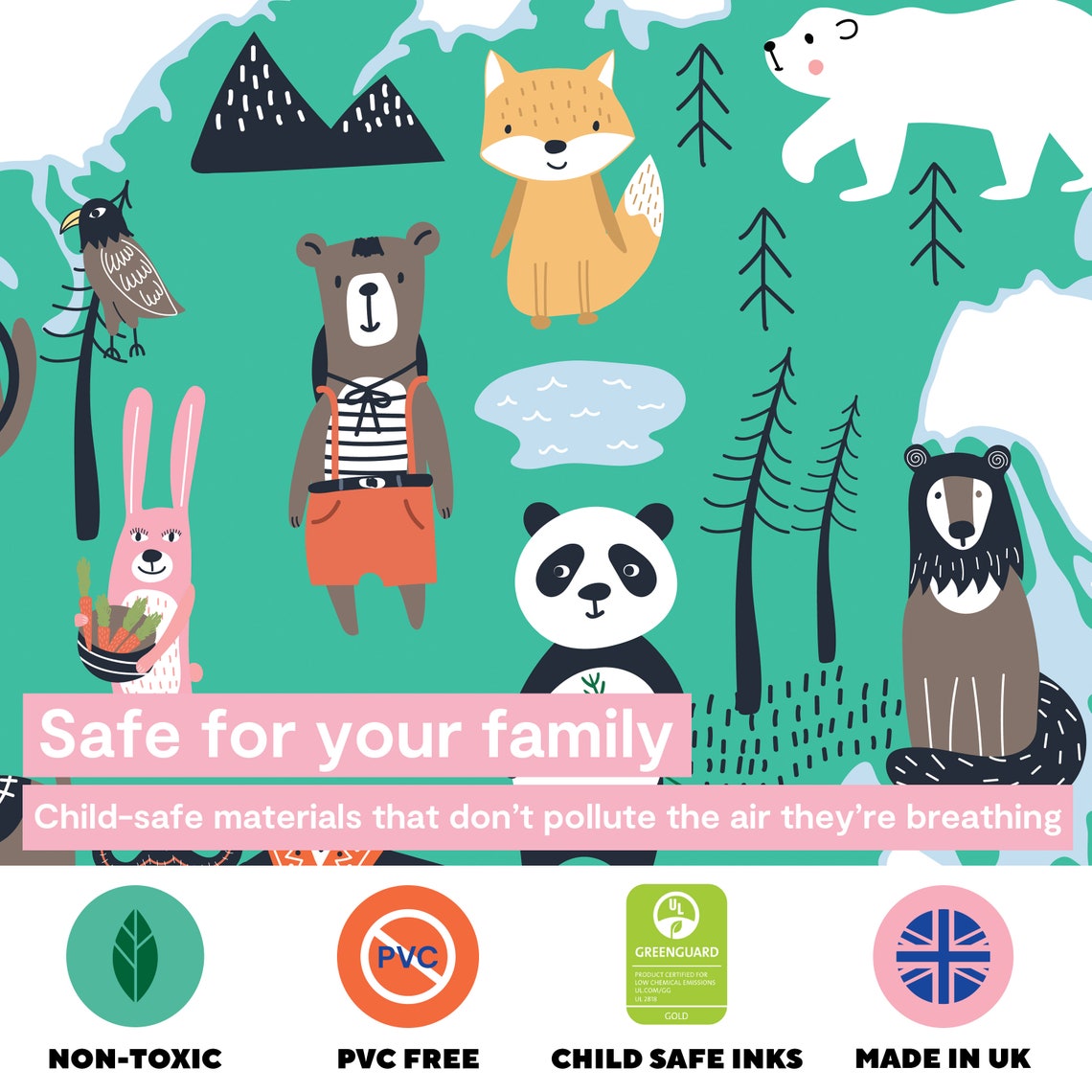 Nursery World Map Wall Decal Nursery Map Decal World Map Etsy UK