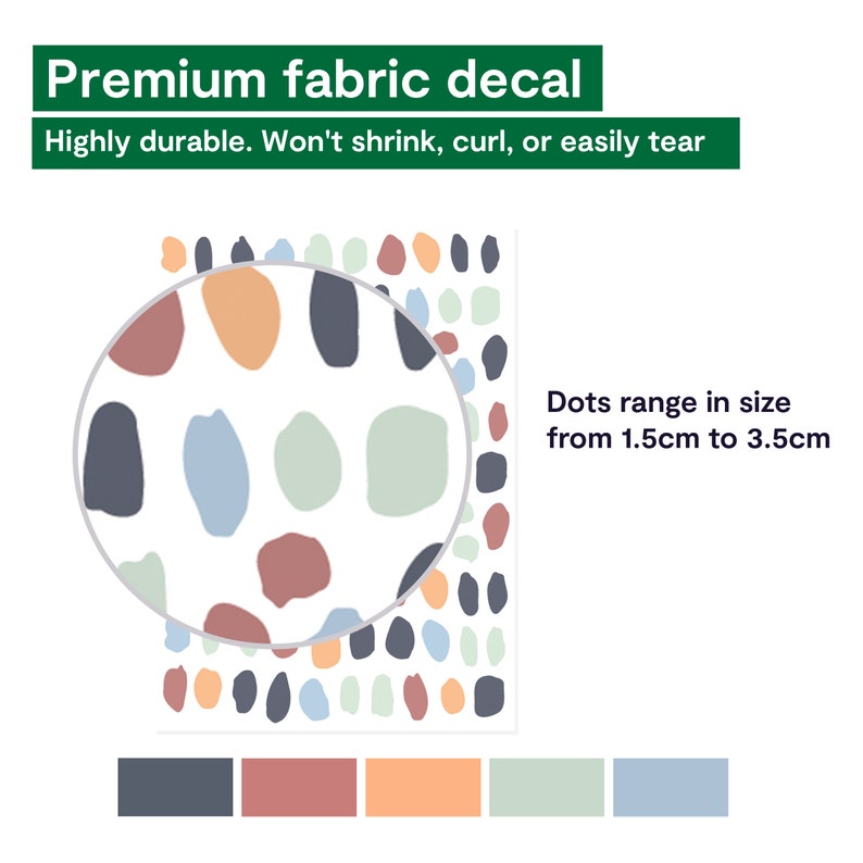 Irregular Polka Dot Wall Stickers Dalmatian Dot Wall Decal Etsy