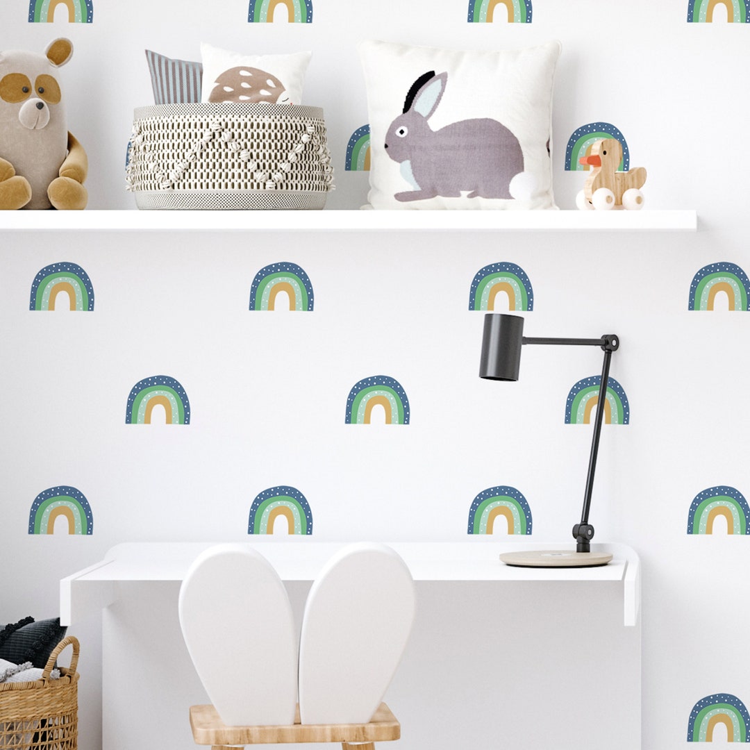 Small Rainbow Wall Decals | Rainbow Wall Stickers for Kids | Rainbow ...