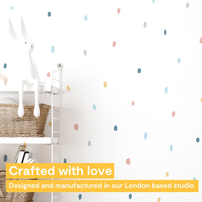 Irregular Polka Dot Wall Stickers Dalmatian Dot Wall Decal Etsy