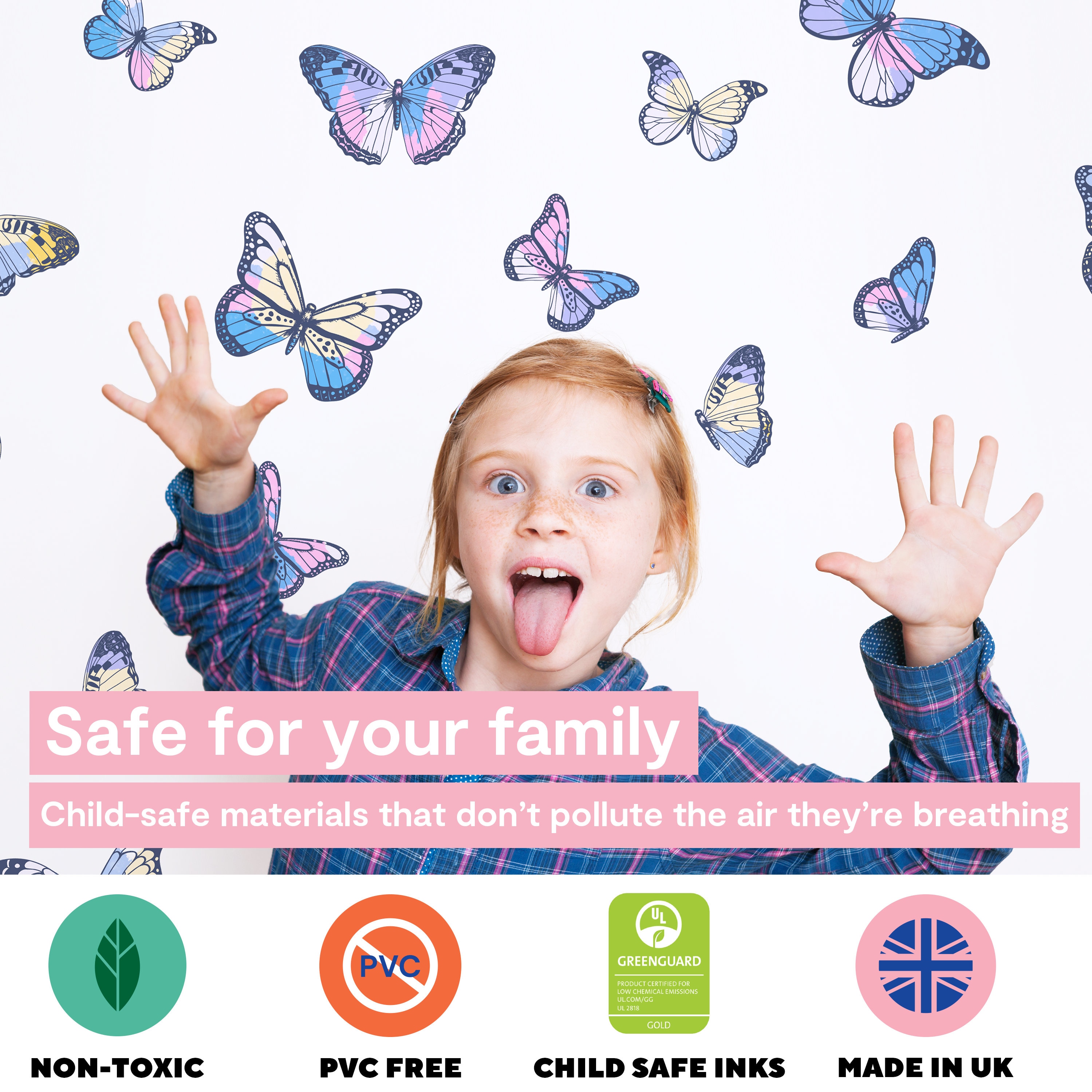 Butterfly Wall Stickers Butterfly Decals for Playroom Etsy