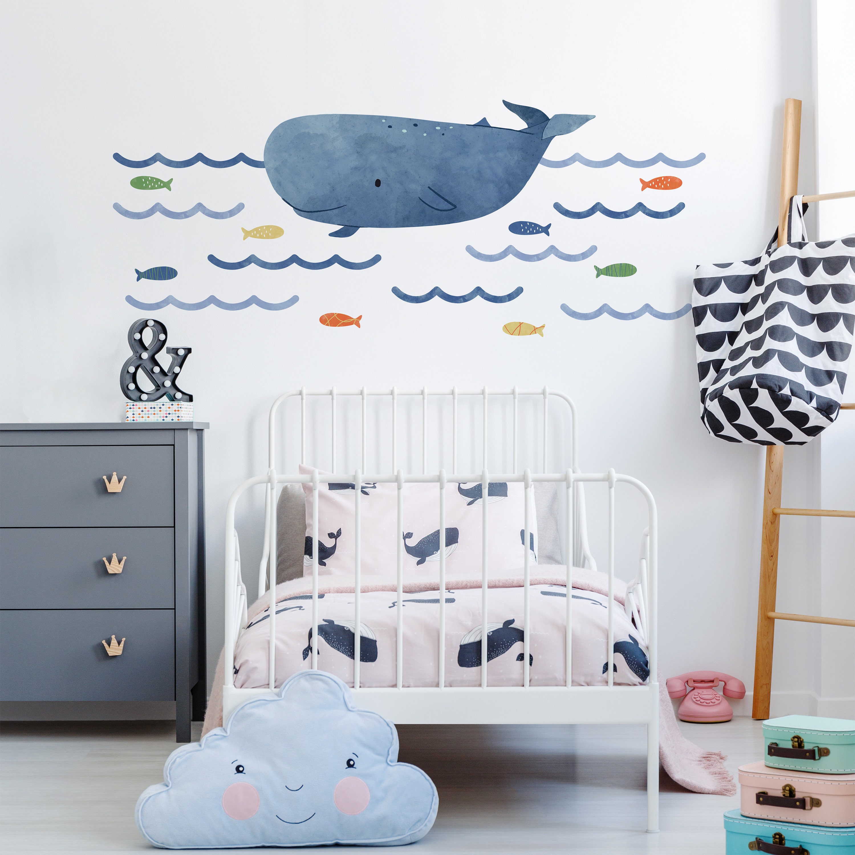 Adesivi Murali 3D Mare KAIRNE - 4 Pezzi Con Animali Marini Per Bagno O Camera Bambini - Foto 11