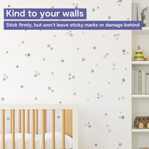 Sage Green Polka Dot Wall Decal | Green Polka Dot Wall Stickers for ...