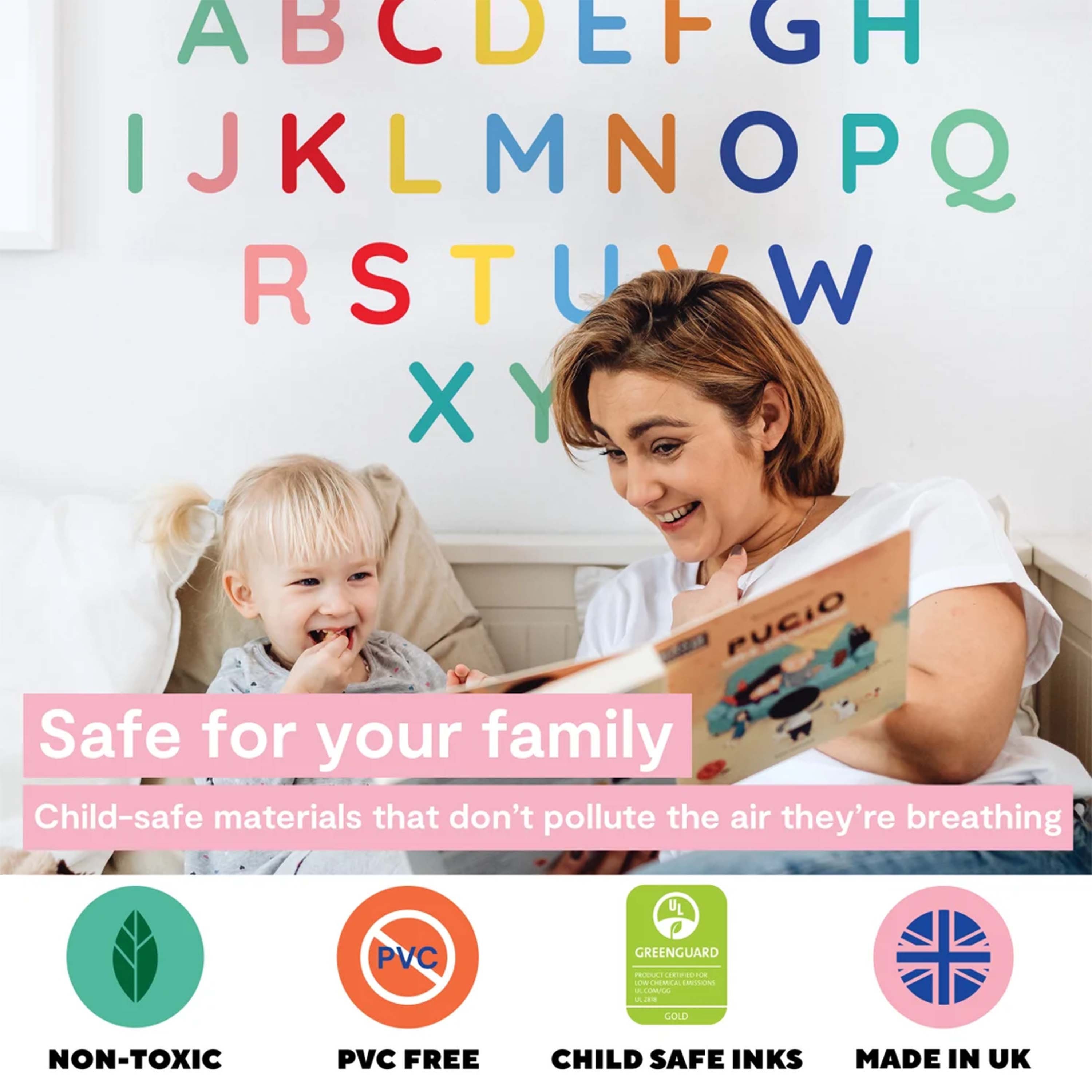 Alphabet and Numbers Wall Stickers ABC Wall Decals Etsy UK