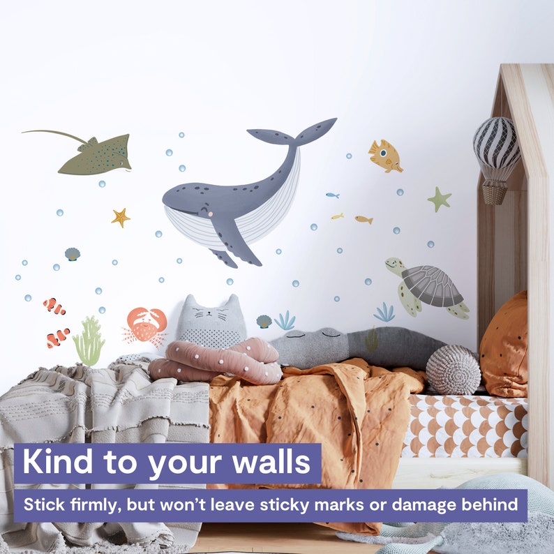 Sea Theme Nautical Wall Stickers Wall Decals for Kids Etsy