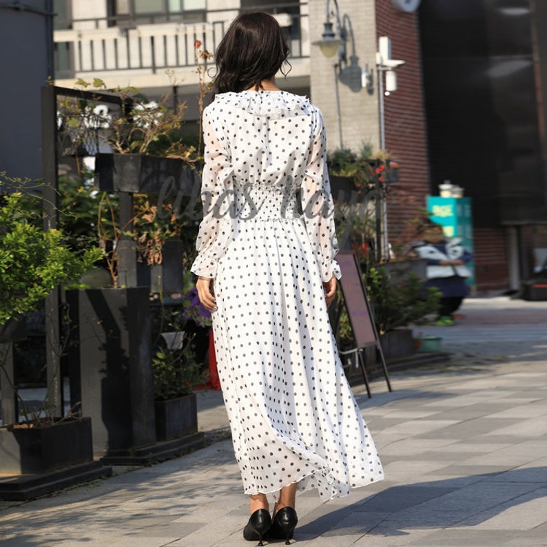 chiffon kleid boho