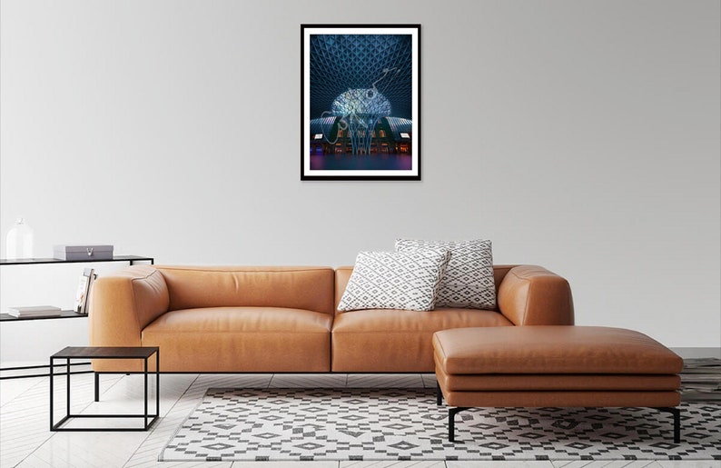 Frame Kings Cross King's Cross Station Art Print: London Architecture Photography (A2 ...
