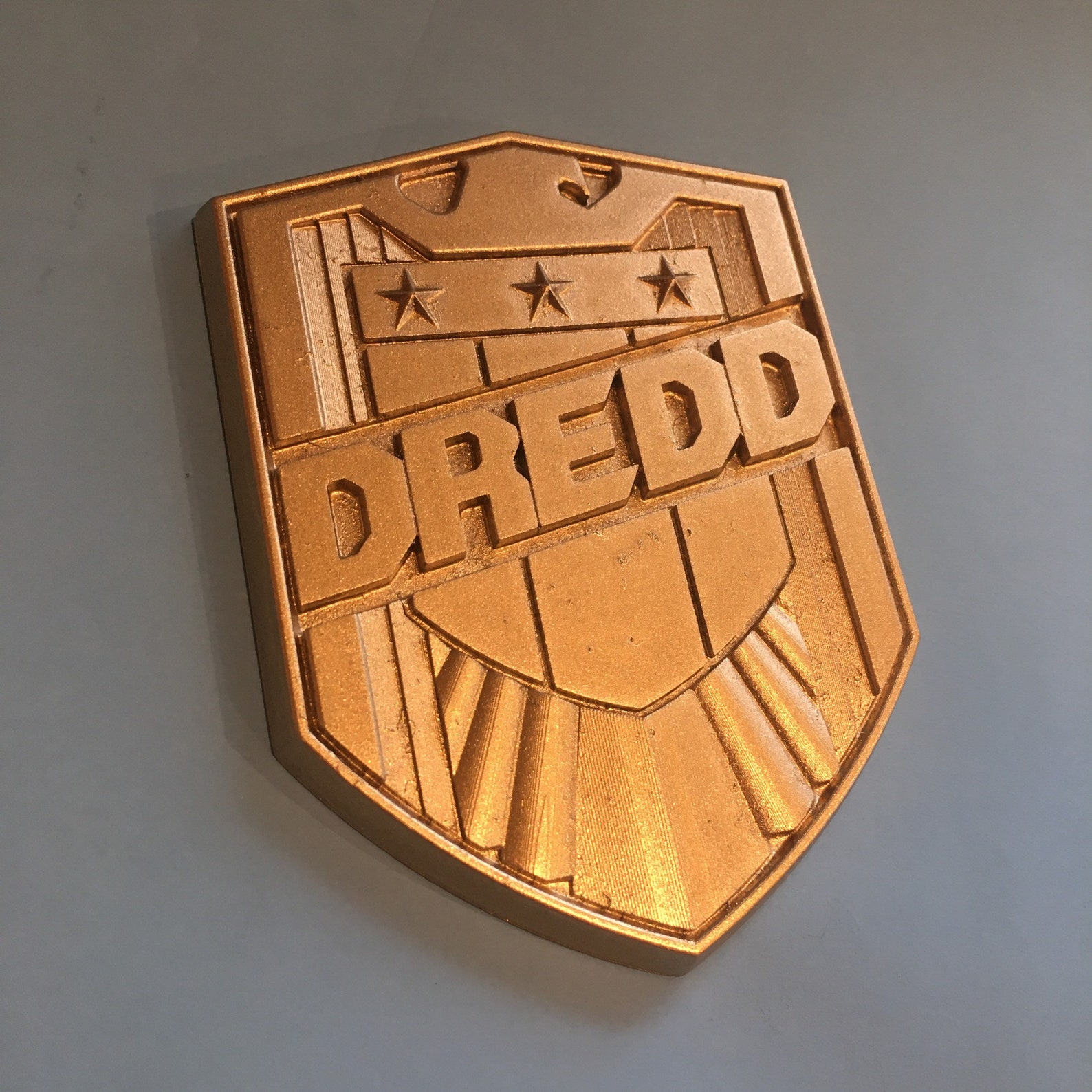 Judge Dredd Judge Badge Prop Replica Kit Etsy