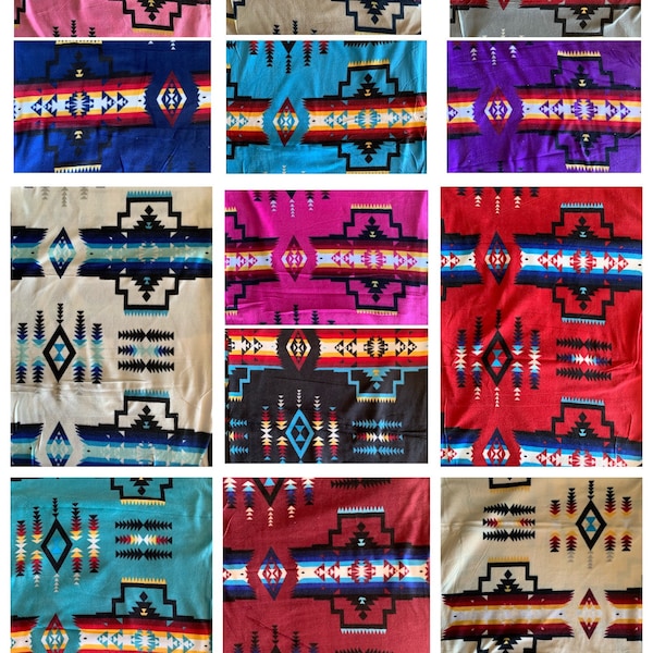 Southwest Native American Style NEW DESIGN Fleece Blanket