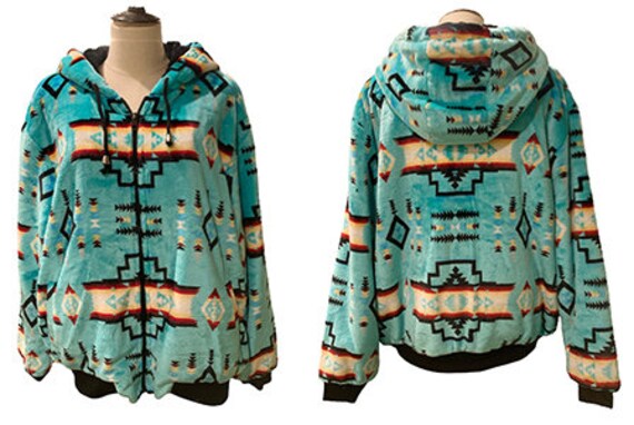 Native american design fleece jackets sale