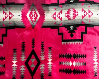 Native American Style Design Super Soft Plush Reversible Kids Blanket
