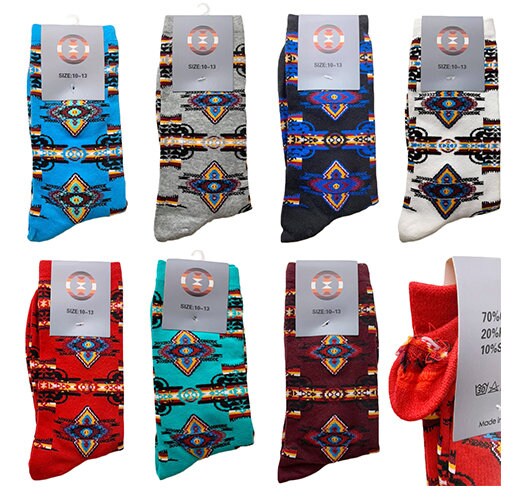native american design socks